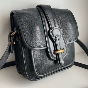 Dooney & Bourke AWL leather Pocket Binoculars mini Equestrian crossbody Bag P124